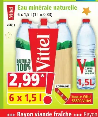 Norma VITTEL Eau minérale naturelle offre