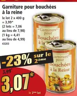 Norma Garniture pour bouchées à la reine offre