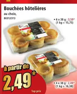 Norma Bouchées hôtelières offre