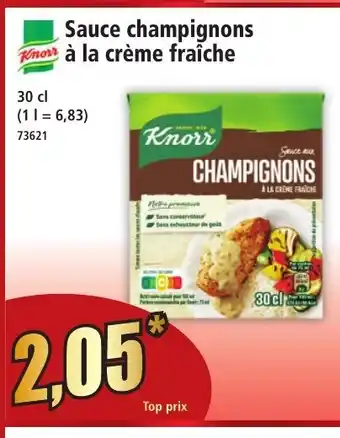 Norma KNORR Sauce champignons à la crème fraîche offre