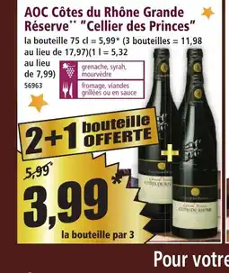 Norma AOC Côtes du Rhône Grande Réserve Cellier des Princes offre