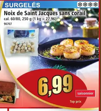 Norma Noix de Saint Jacques sans corail offre