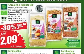 Norma BIO SONNE Céréales à cuisiner Bio offre