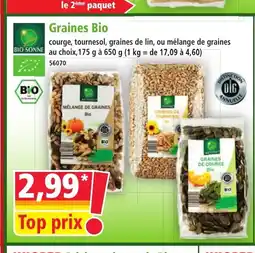 Norma BIO SONNE Graines Bio offre