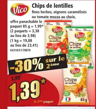 Norma VICO Chips de lentilles offre