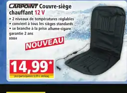 Norma CARPOINT Couvre-siège chauffant 12 V offre