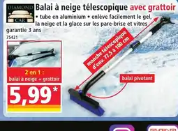 Norma DIAMOND Balai à neige télescopique avec grattoir offre