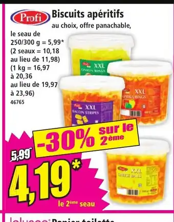 Norma PROFI Biscuits apéritifs offre