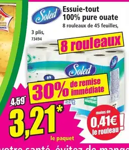 Norma SOLED Essuie-tout 100% pure ouate offre