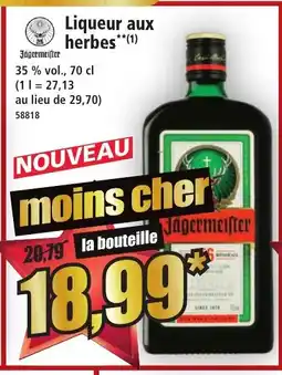 Norma Liqueur aux herbes offre