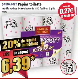 Norma DAUNASOFT Papier toilette offre