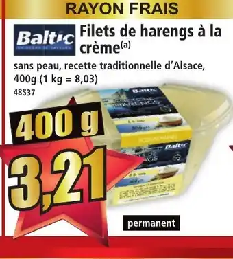 Norma BALTIC Filets de harengs à la crème offre