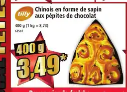 Norma TILLY Chinois en forme de sapin aux pépites de chocolat offre