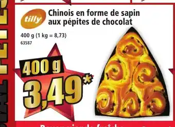 Norma TILLY Chinois en forme de sapin aux pépites de chocolat offre