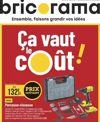 Bricorama STANLEY FATMAX Perceuse-visseuse offre