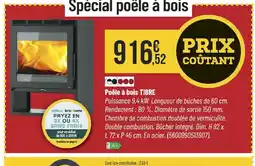 Bricorama TIBRE Poêle à bois offre