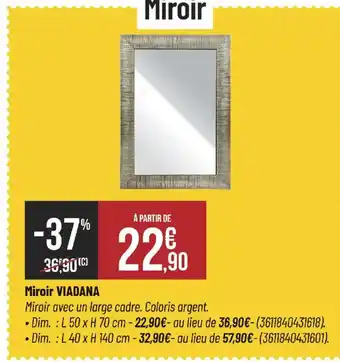 Bricorama VIADANA Miroir offre