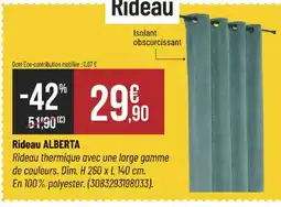 Bricorama ALBERTA Rideau offre