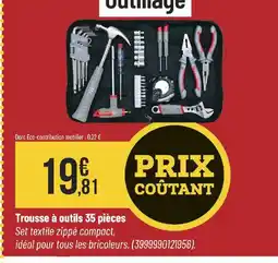 Bricorama Trousse à outils 35 pièces offre