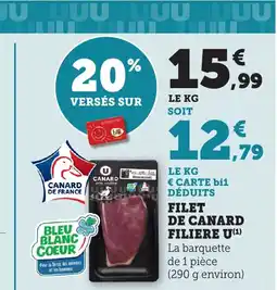 Bi1 Filet de canard filiere u offre