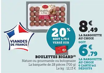 Bi1 BIGARD Boulettes offre