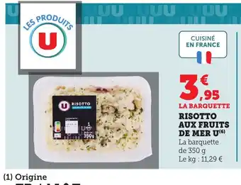 Risotto aux fruits de mer u