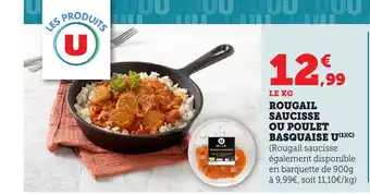 Bi1 Rougail saucisse ou poulet basquaise u offre