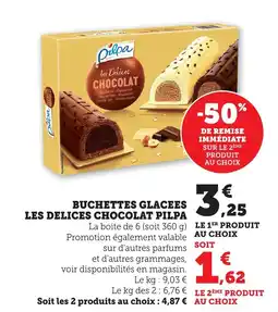 Bi1 PILPA Buchettes glacees les delices chocolat offre