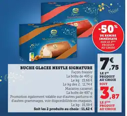 Bi1 Buche glacee nestle signature offre