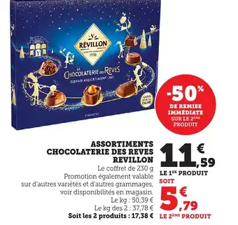 Bi1 REVILLON Assortiments chocolaterie des reves offre