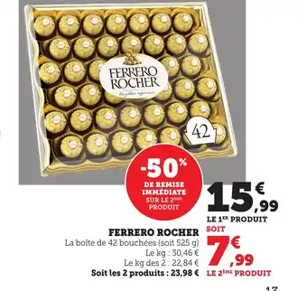 Bi1 FERRERO ROCHER offre