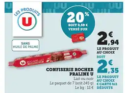 Bi1 U Confiserie rocher praline offre