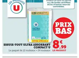 Bi1 Essuie-tout ultra absorbant compact u offre