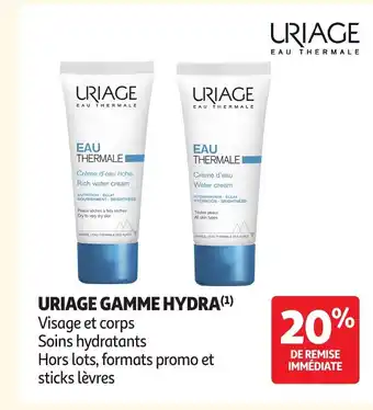 Auchan URIAGE Gamme hydra offre