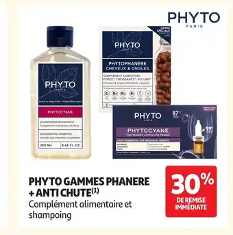 PHYTO Gammes phanere + anti chute