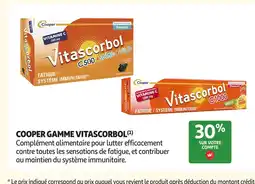 Auchan COOPER Gamme vitascorbol offre