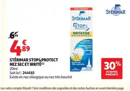 Auchan STÉRIMAR Stop&protect nez sec et irrite offre