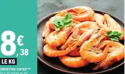 E.Leclerc Crevettes cuites offre