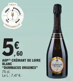 E.Leclerc Aop crémant de loire blanc offre