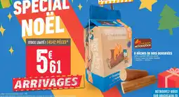 Brico Cash Woodstock 8 bûches de bois densifiées offre