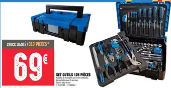 Brico Cash Set outils 105 pièces offre