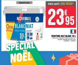 Brico Cash Novemail peinture mat blanc 10 l offre