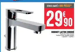 Brico Cash Robinet laiton chromé offre