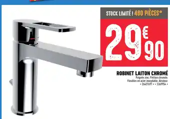 Brico Cash Robinet laiton chromé offre