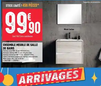 Brico Cash Ensemble meuble de salle de bains offre