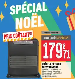 Brico Cash Poêle à pétrole électronique offre
