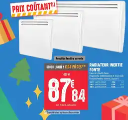 Brico Cash Radiateur inertie fonte offre