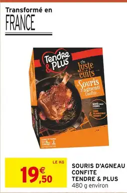 Intermarché Hyper Tendre & plus souris d'agneau confite offre