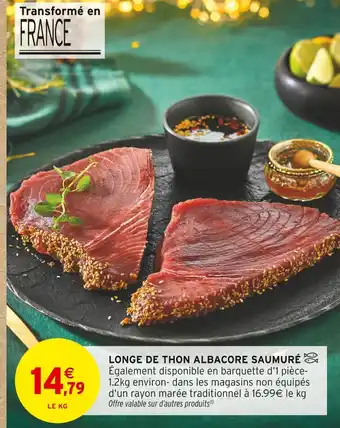 Intermarché Hyper Longe de thon albacore saumuré offre