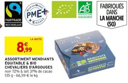 Intermarché Hyper Chevaliers d'argouges assortiment mendiants équitable & bio offre